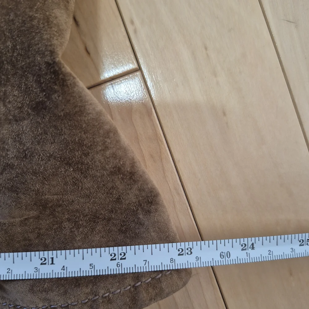 Brown Suede Button-Front  Jacket W2W - Picture 5 of 11